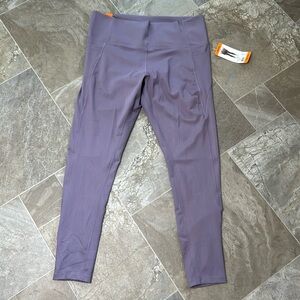 Danskin  XL NWOT lilac inseam 28 inches 83% recycled polyester 17% spandex NWT